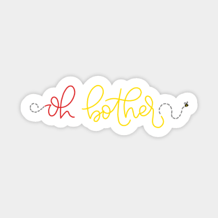 Oh Bother - Colour Sticker